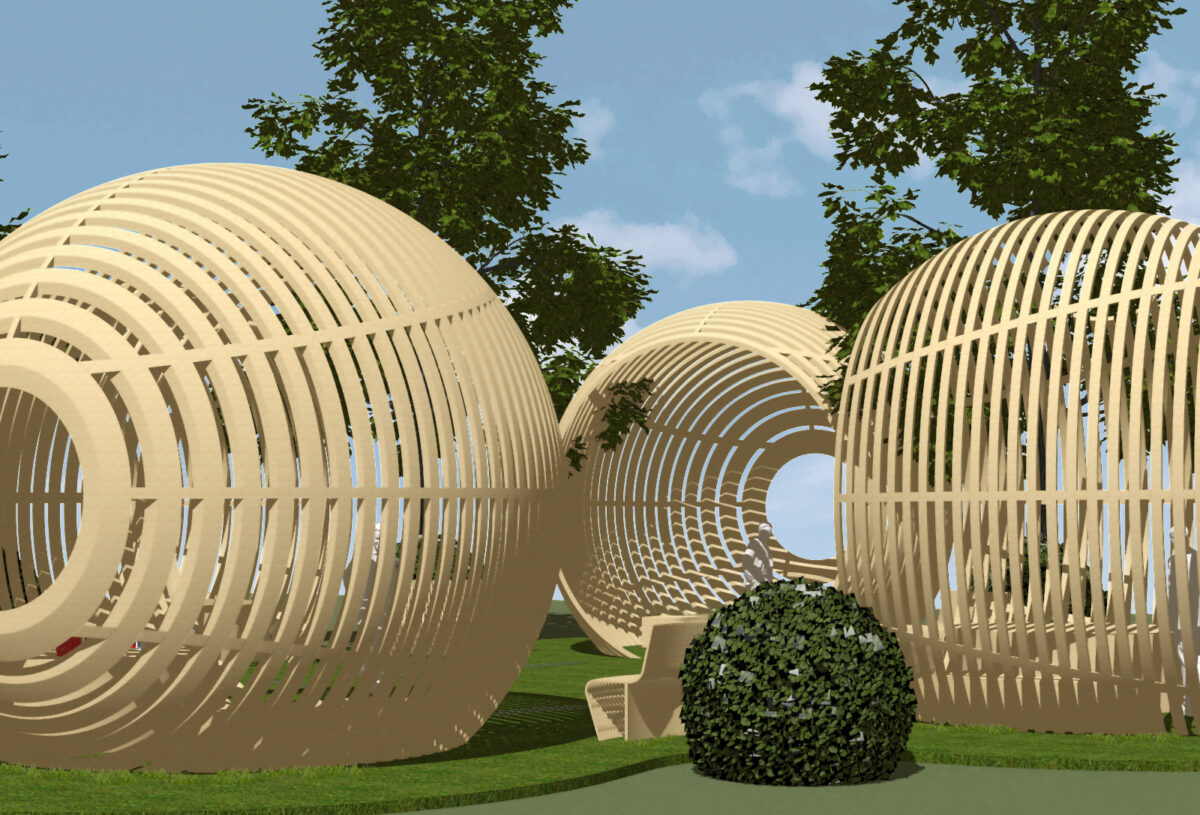 Modellazione 3D Padiglioni